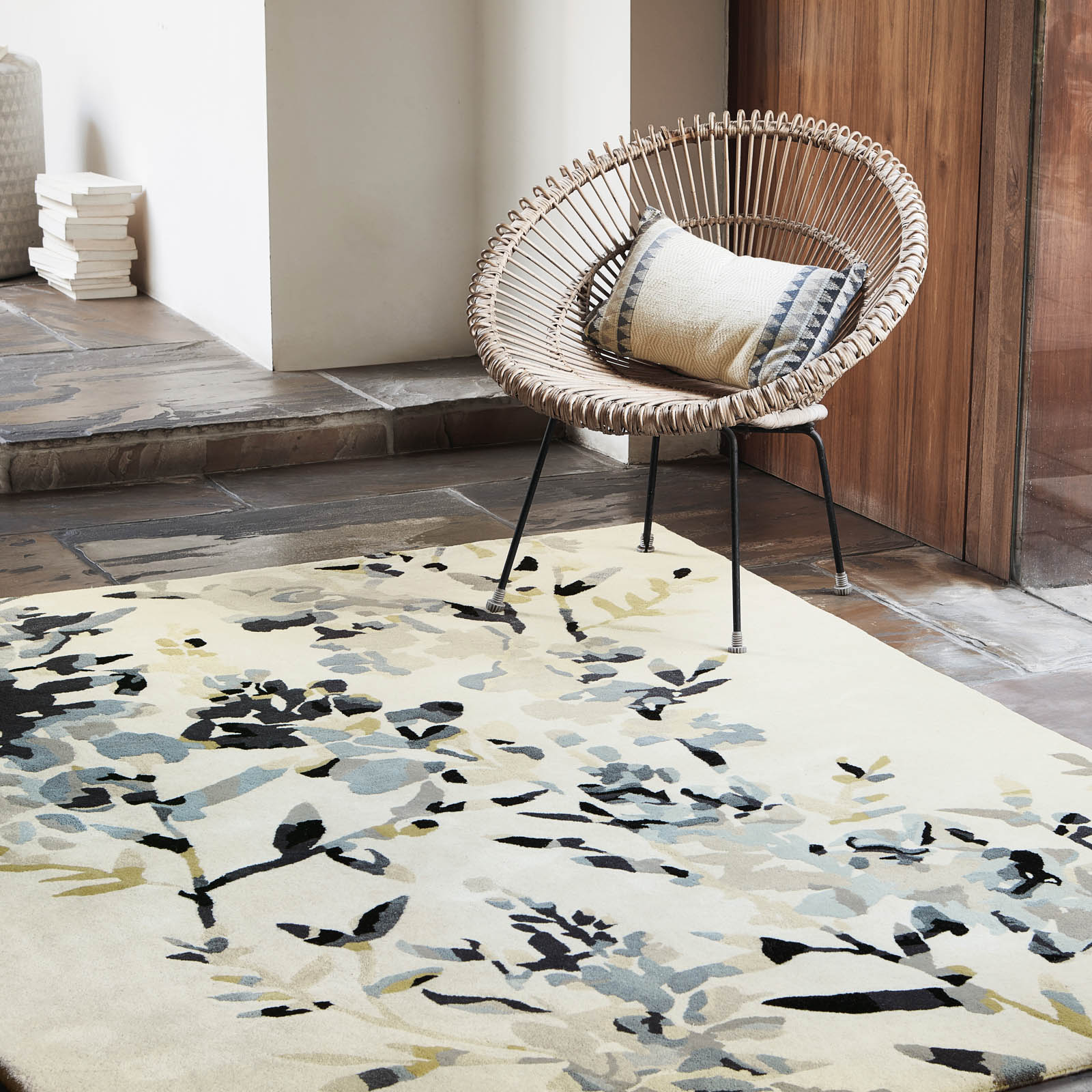 Villa Nova Hana Rugs 2024 In Carbon Buy Online From The Rug Seller Uk   Hana 2024 Carbon1 